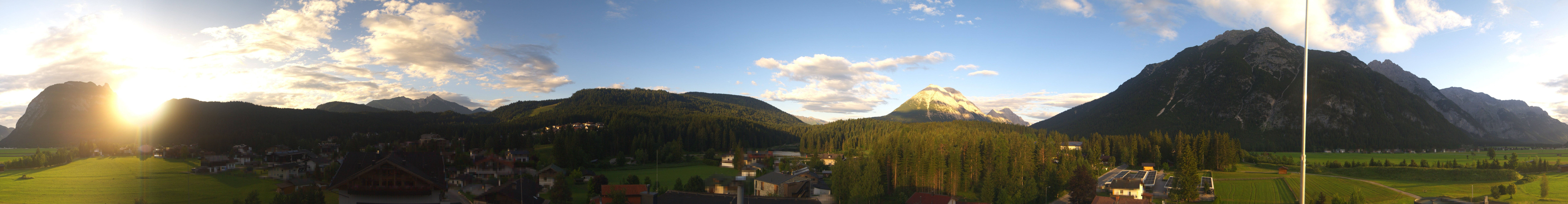 Archiv Foto Webcam Rundblick Leutasch