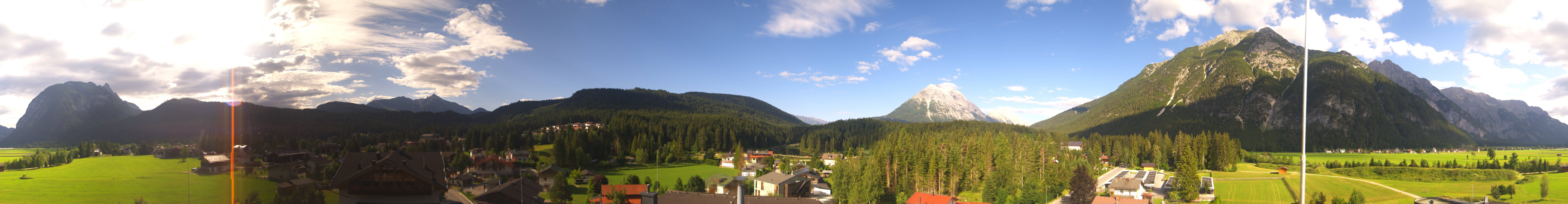 Archiv Foto Webcam Rundblick Leutasch
