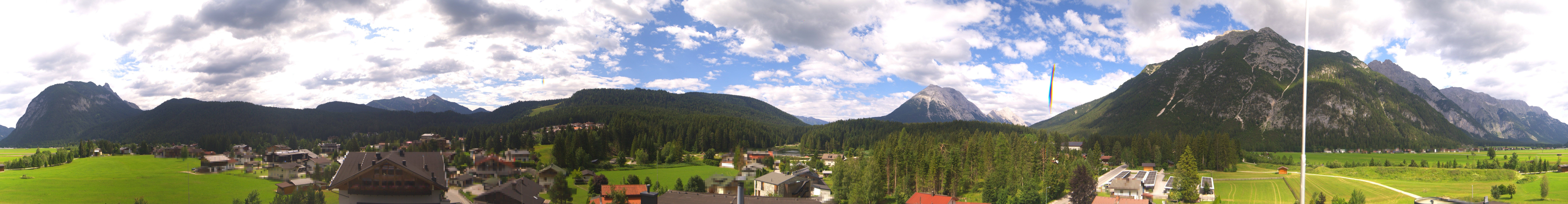 Archiv Foto Webcam Rundblick Leutasch