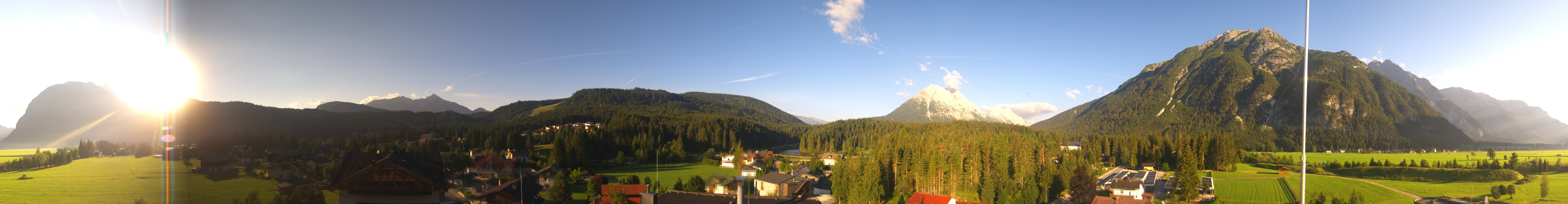 Archiv Foto Webcam Rundblick Leutasch