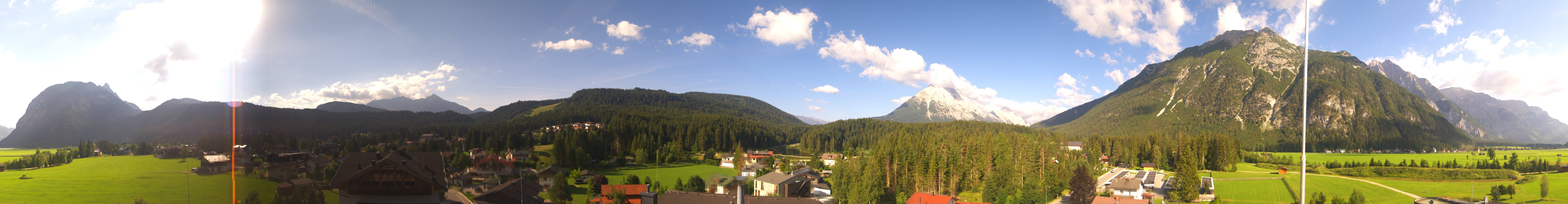Archiv Foto Webcam Rundblick Leutasch