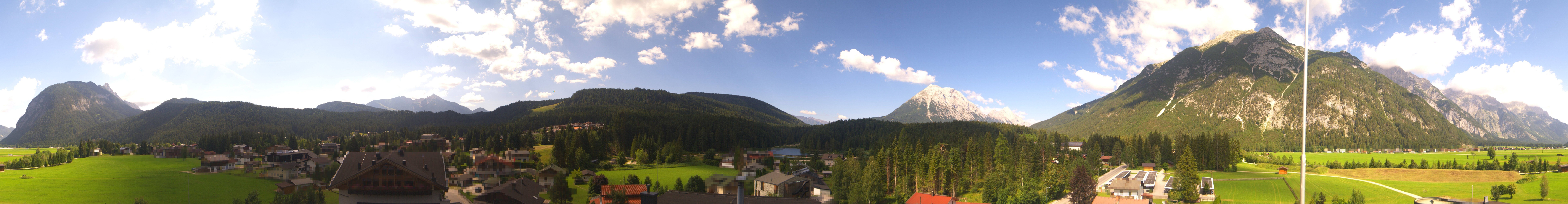 Archiv Foto Webcam Rundblick Leutasch