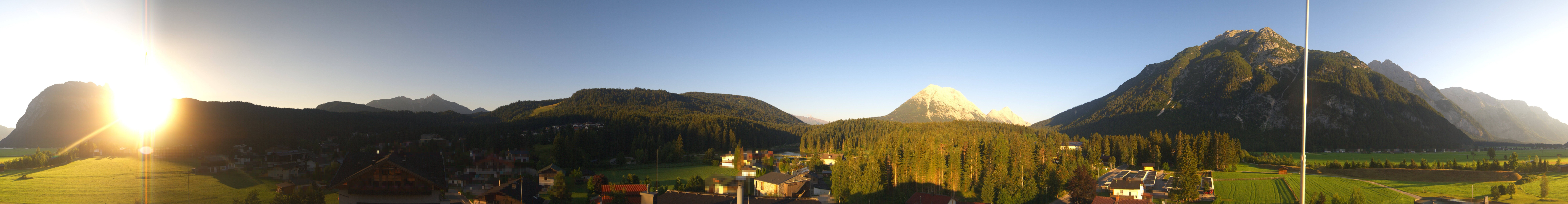 Archiv Foto Webcam Rundblick Leutasch