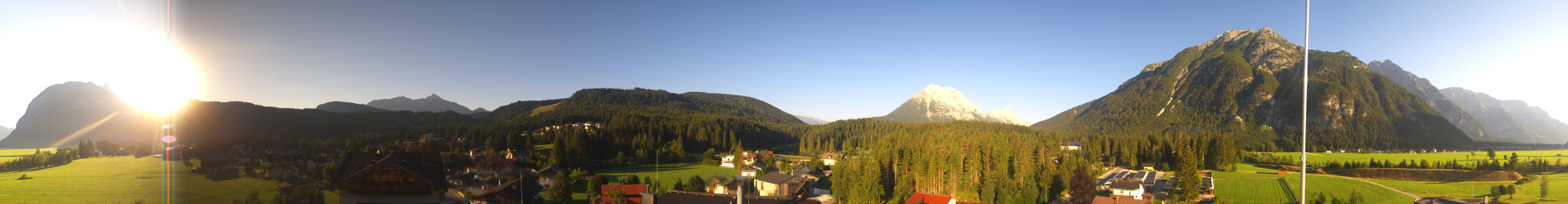 Archiv Foto Webcam Rundblick Leutasch