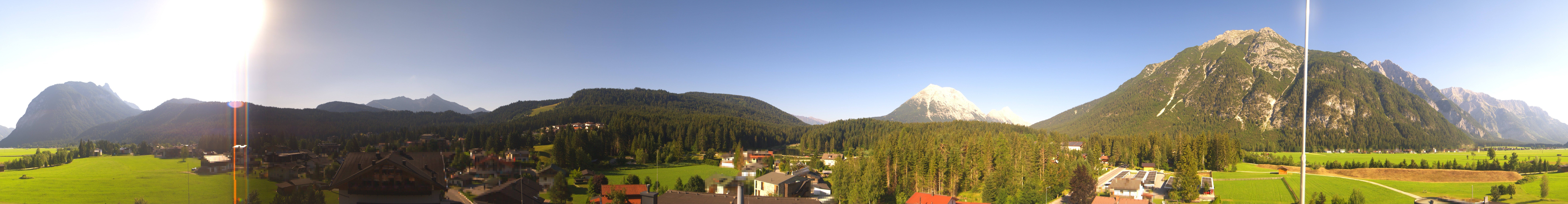 Archiv Foto Webcam Rundblick Leutasch