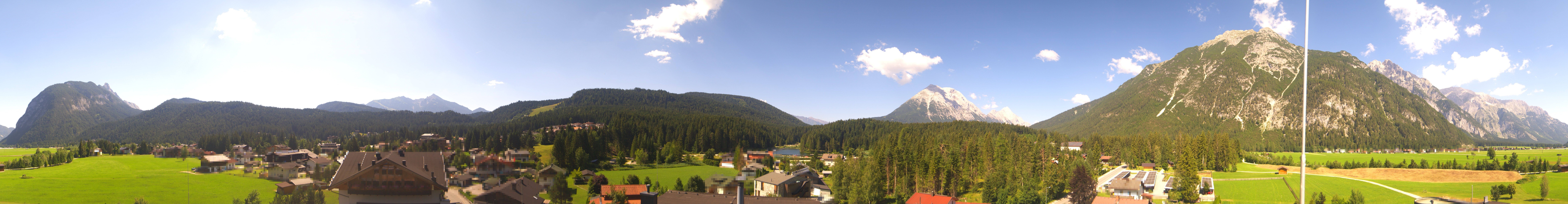 Archiv Foto Webcam Rundblick Leutasch