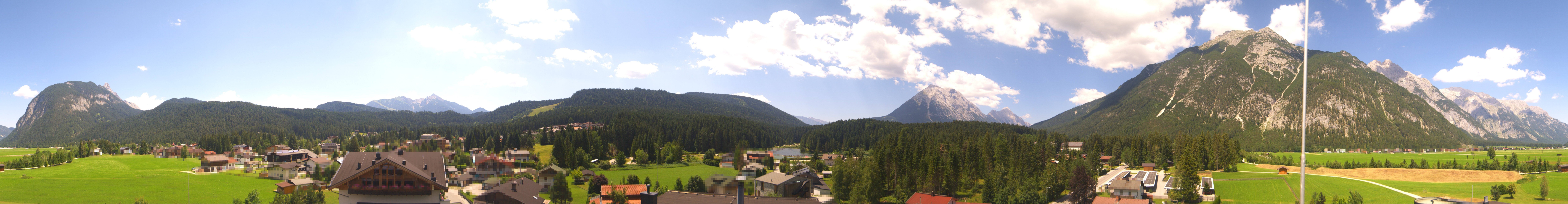 Archiv Foto Webcam Rundblick Leutasch