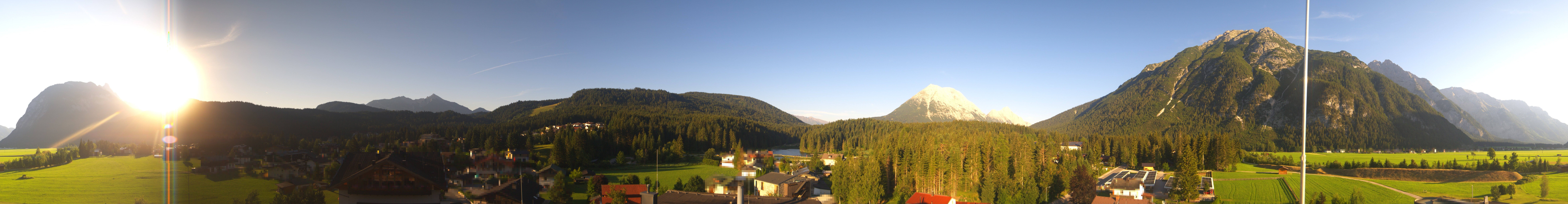 Archiv Foto Webcam Rundblick Leutasch