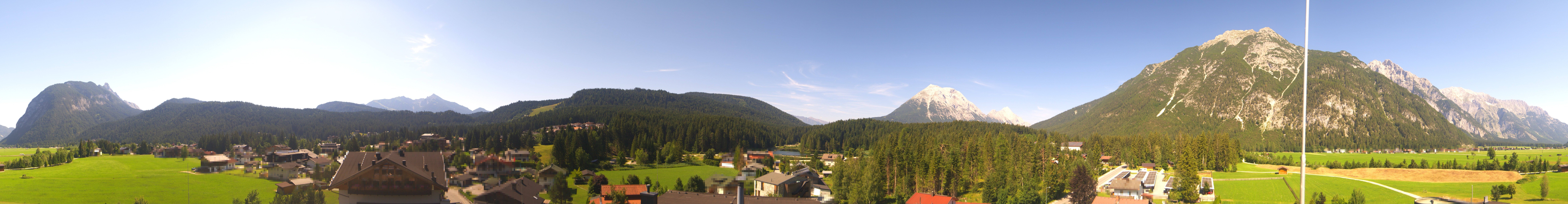Archiv Foto Webcam Rundblick Leutasch