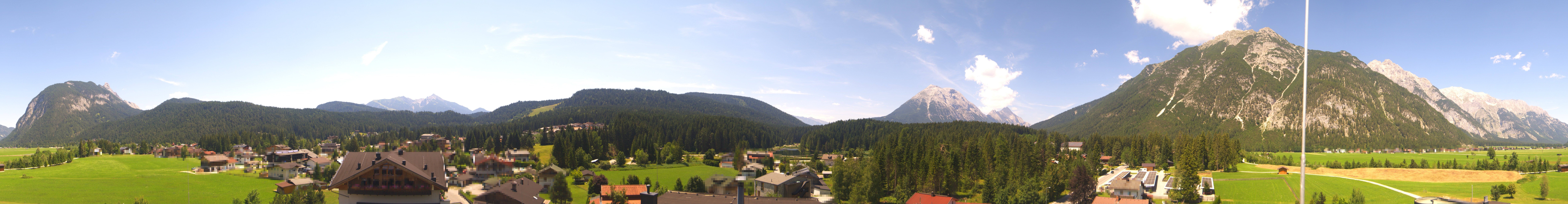 Archiv Foto Webcam Rundblick Leutasch