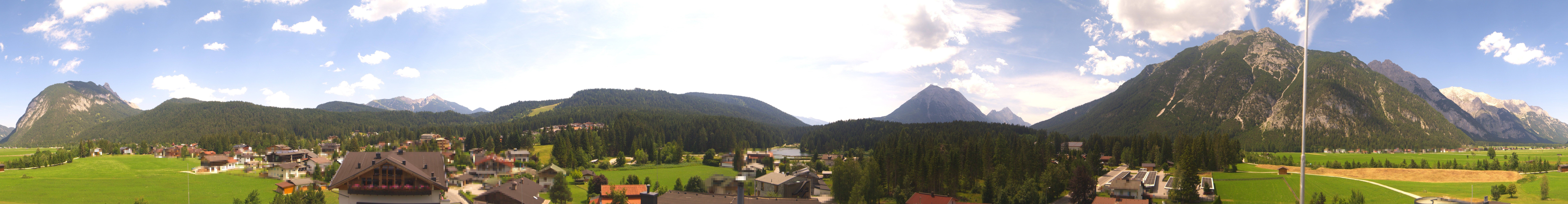 Archiv Foto Webcam Rundblick Leutasch
