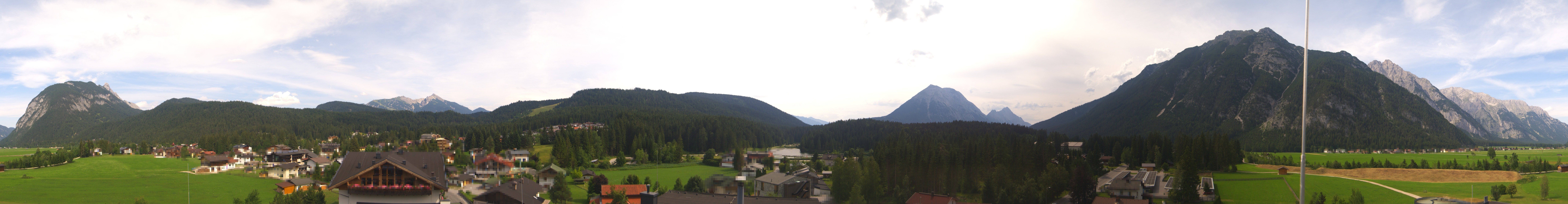 Archiv Foto Webcam Rundblick Leutasch