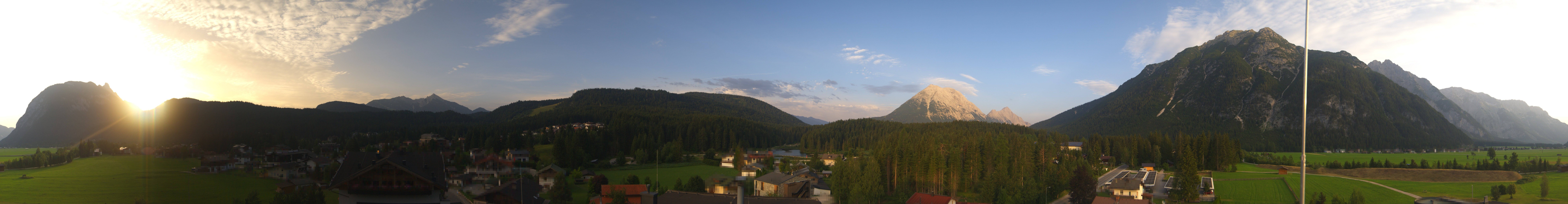 Archiv Foto Webcam Rundblick Leutasch