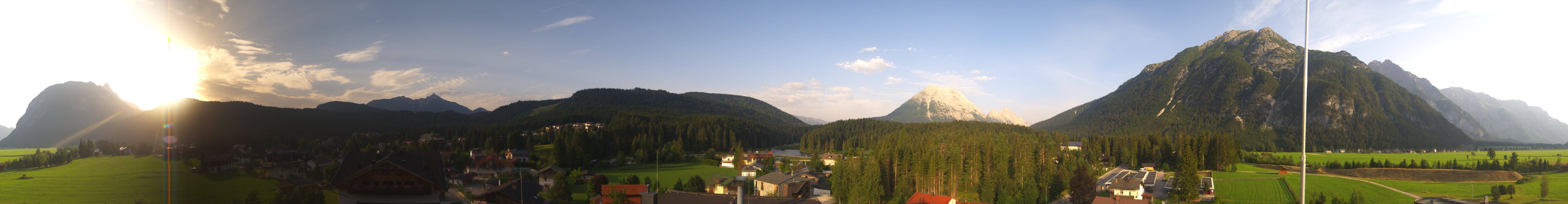 Archiv Foto Webcam Rundblick Leutasch