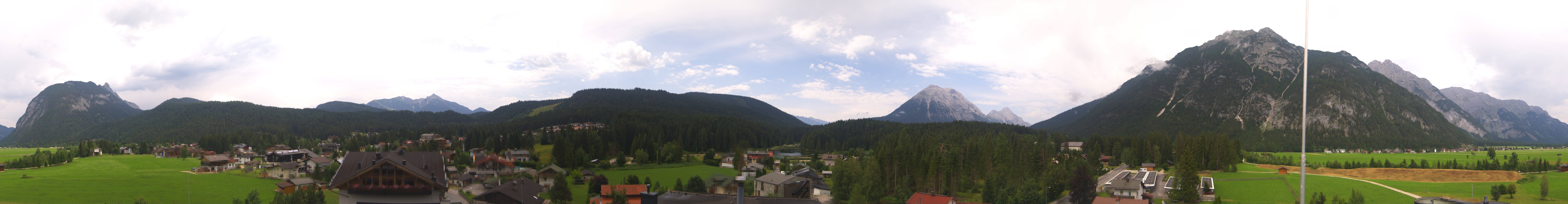 Archiv Foto Webcam Rundblick Leutasch