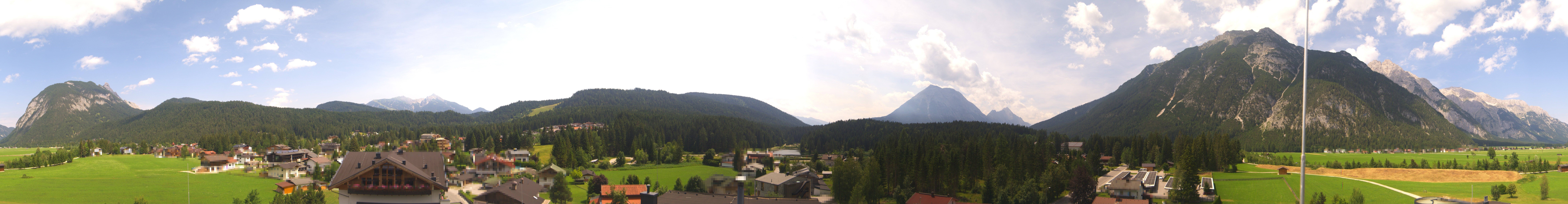Archiv Foto Webcam Rundblick Leutasch