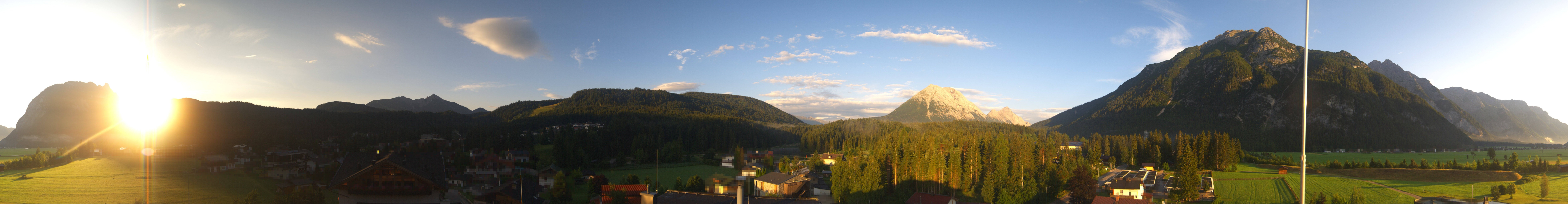 Archiv Foto Webcam Rundblick Leutasch