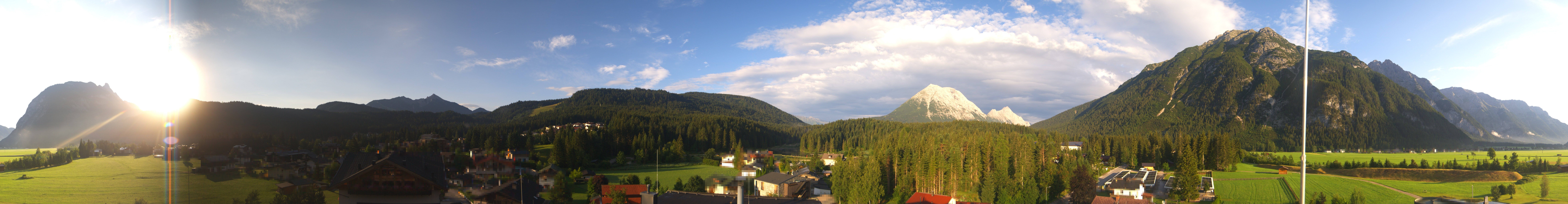 Archiv Foto Webcam Rundblick Leutasch