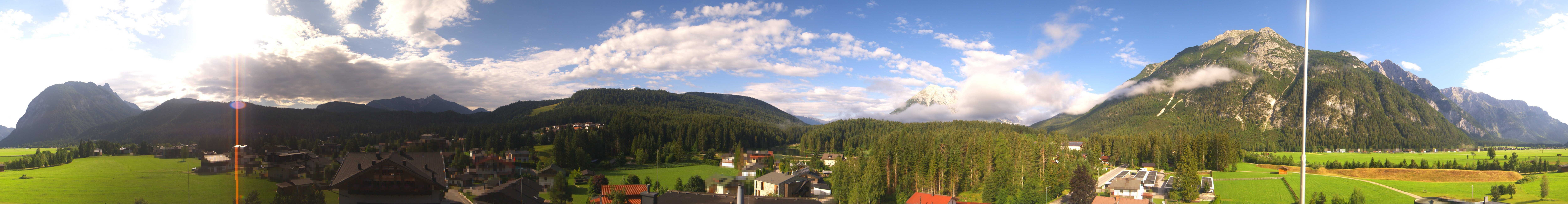 Archiv Foto Webcam Rundblick Leutasch