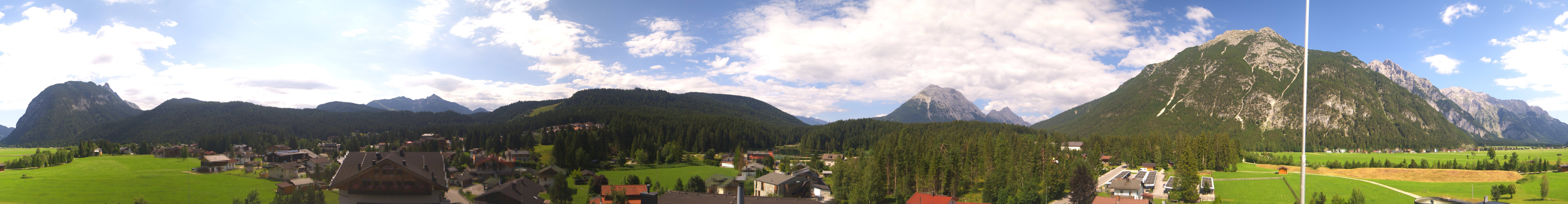 Archiv Foto Webcam Rundblick Leutasch