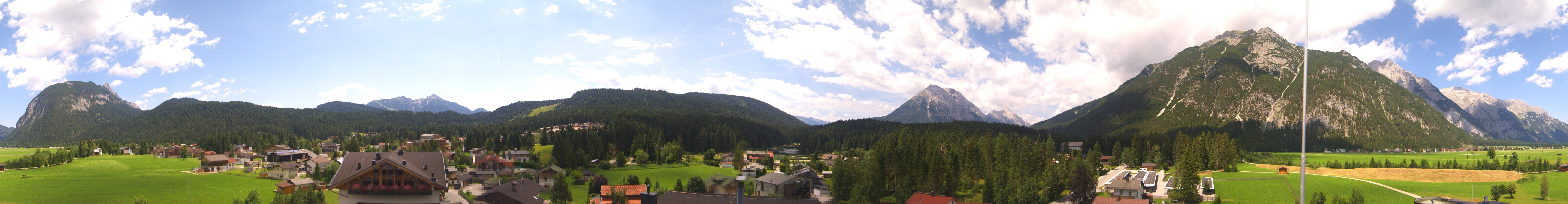 Archiv Foto Webcam Rundblick Leutasch