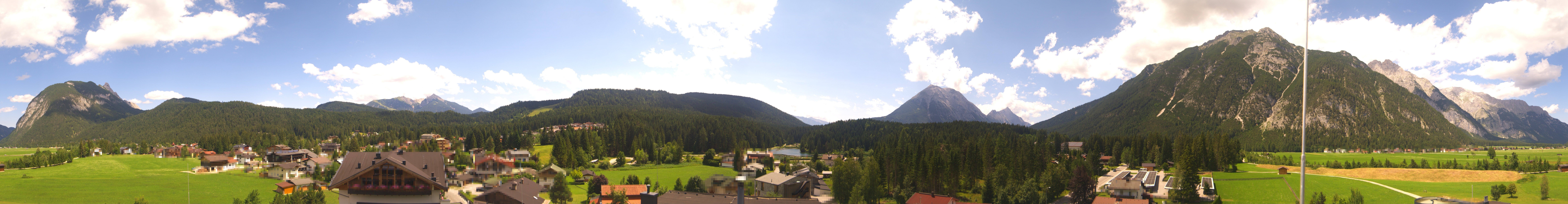 Archiv Foto Webcam Rundblick Leutasch