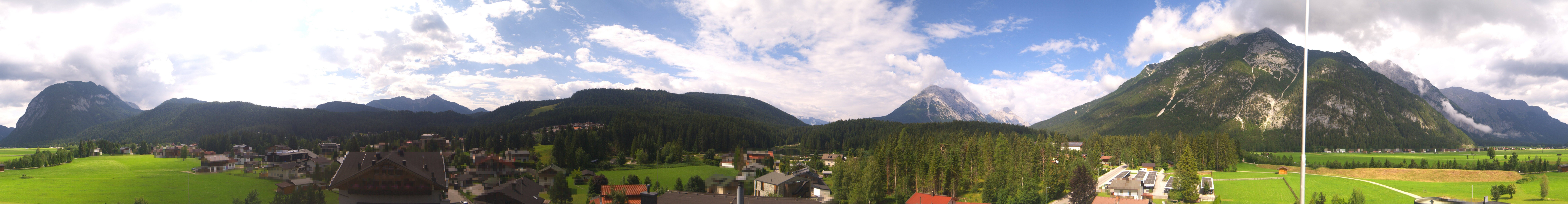 Archiv Foto Webcam Rundblick Leutasch
