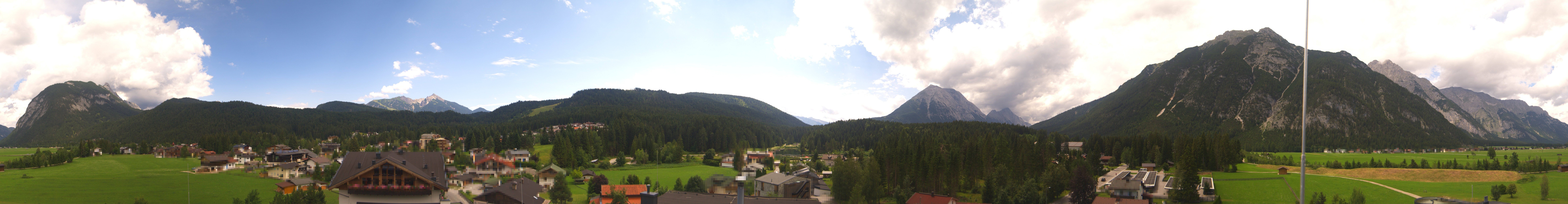 Archiv Foto Webcam Rundblick Leutasch