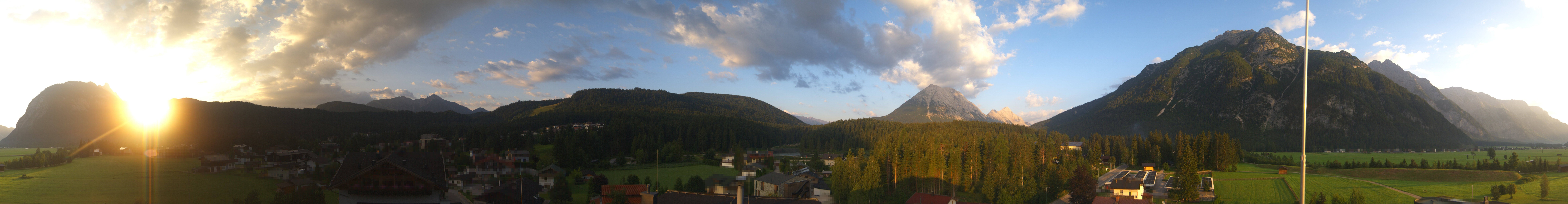 Archiv Foto Webcam Rundblick Leutasch