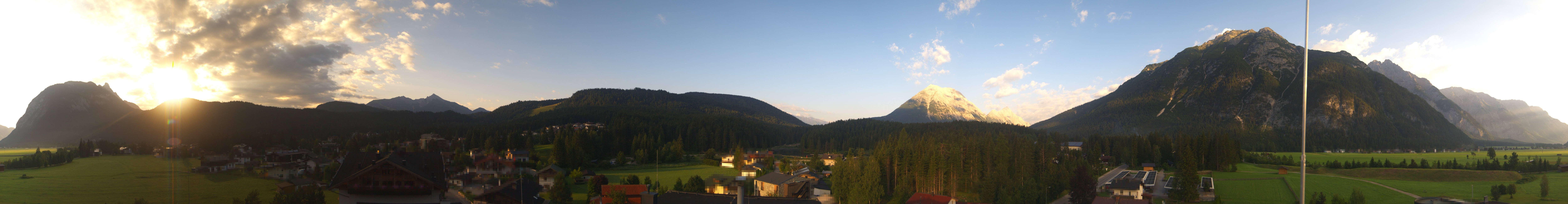 Archiv Foto Webcam Rundblick Leutasch