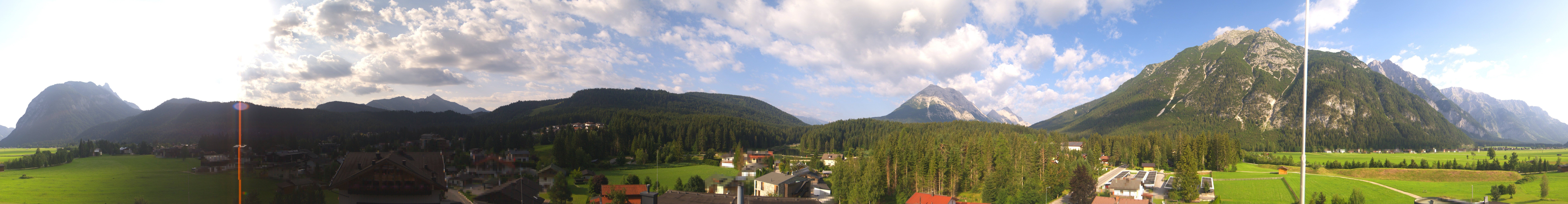 Archiv Foto Webcam Rundblick Leutasch