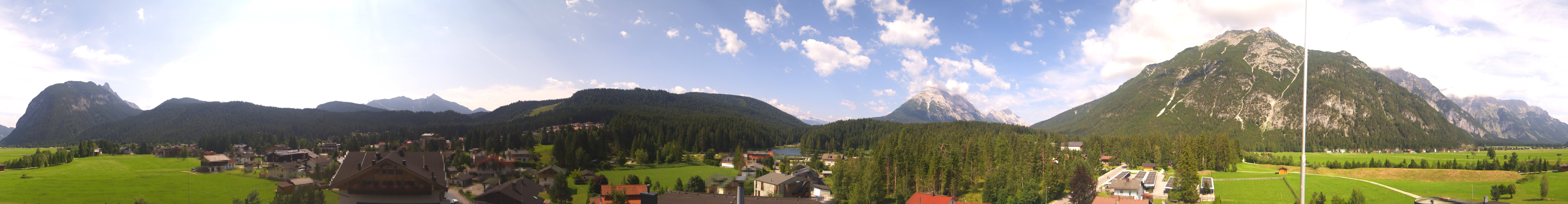 Archiv Foto Webcam Rundblick Leutasch