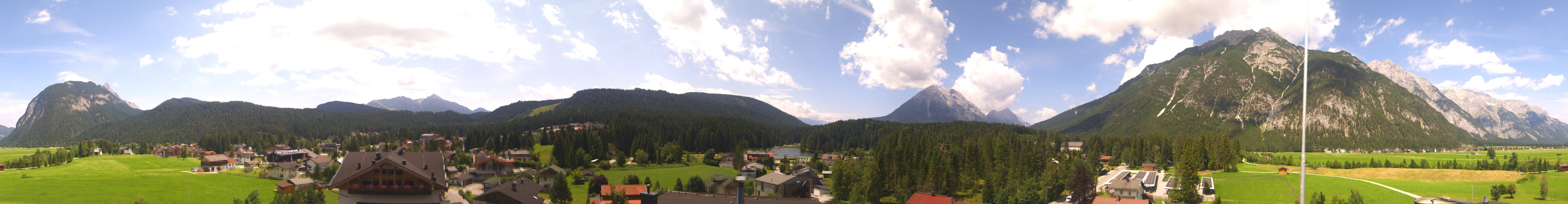 Archiv Foto Webcam Rundblick Leutasch
