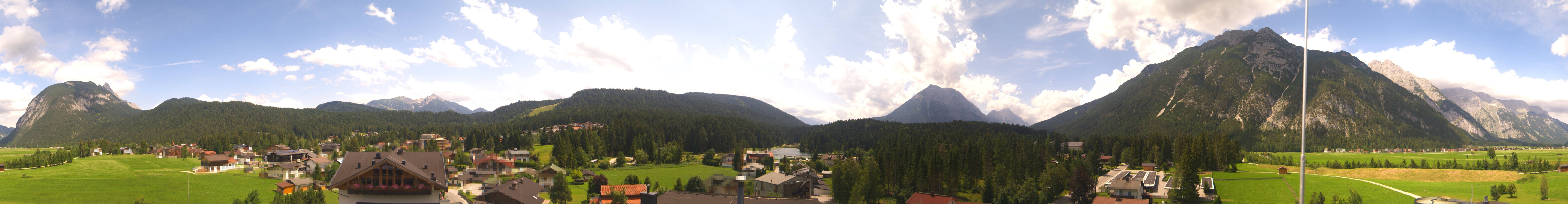 Archiv Foto Webcam Rundblick Leutasch