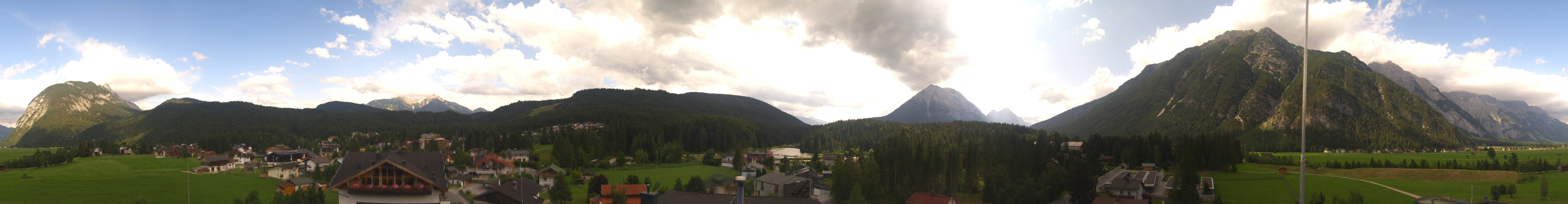 Archiv Foto Webcam Rundblick Leutasch