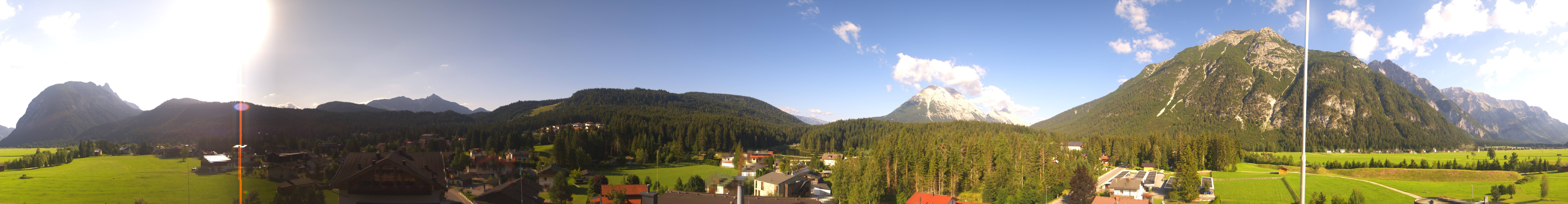 Archived image Webcam Leutasch Panorama