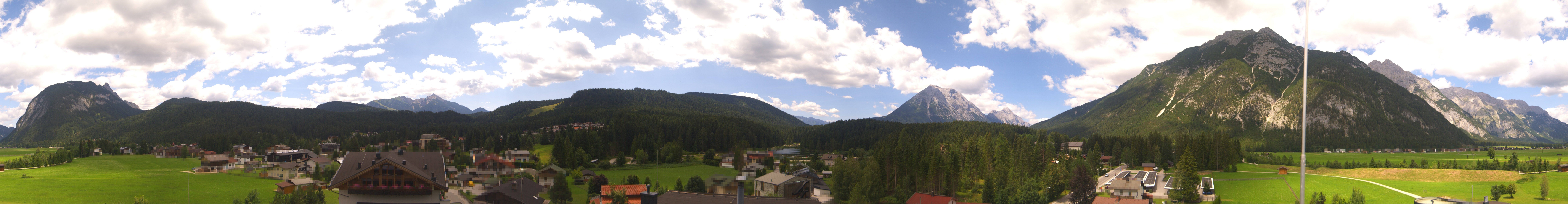 Archiv Foto Webcam Rundblick Leutasch