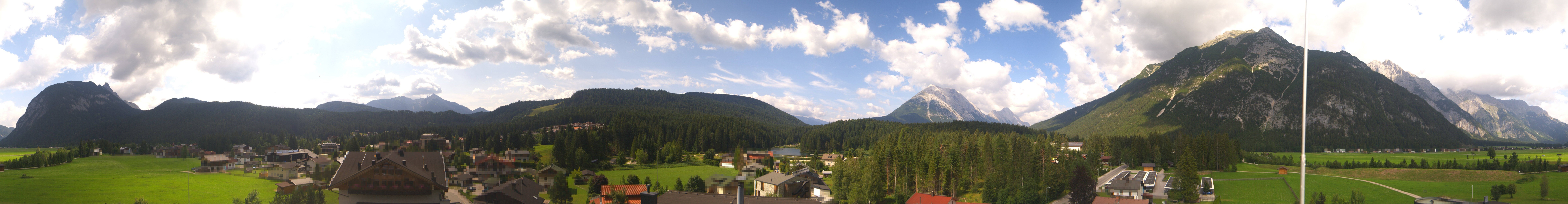 Archiv Foto Webcam Rundblick Leutasch