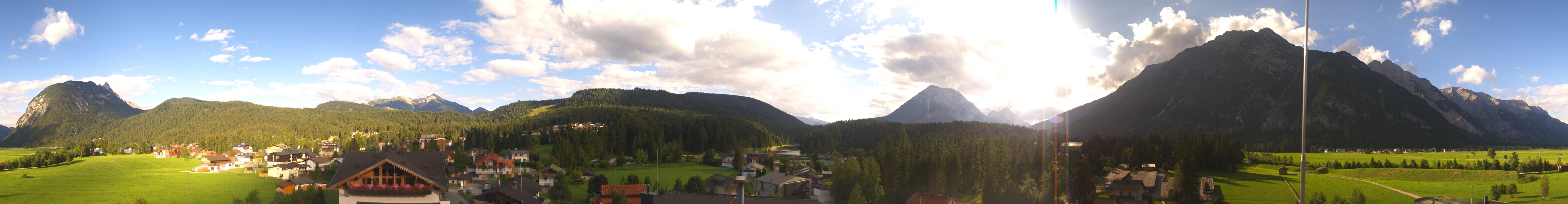 Archiv Foto Webcam Rundblick Leutasch