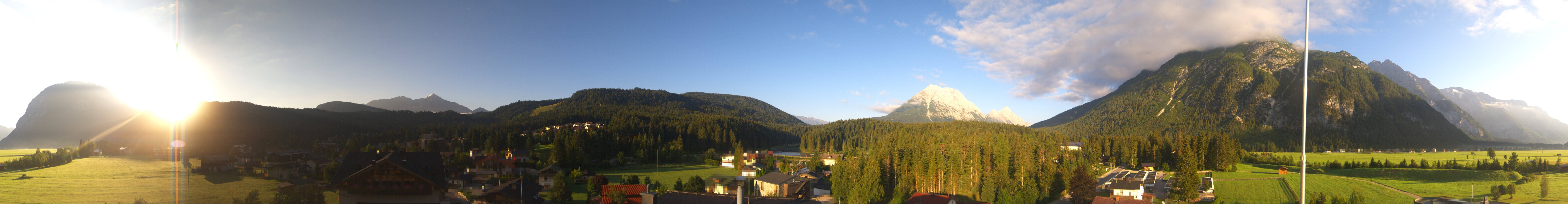 Archiv Foto Webcam Rundblick Leutasch