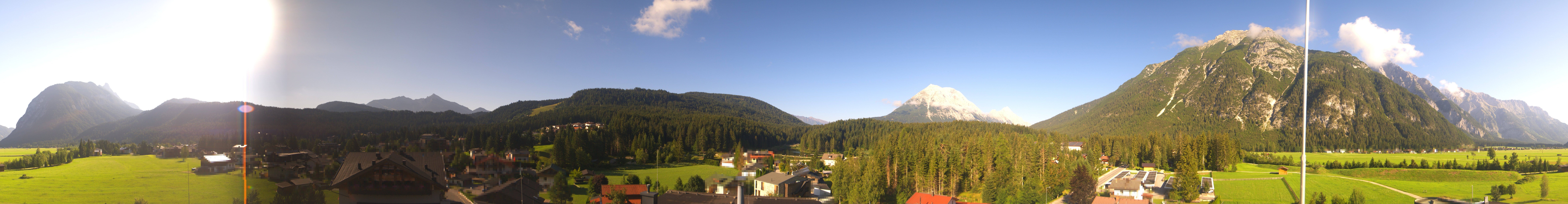 Archiv Foto Webcam Rundblick Leutasch
