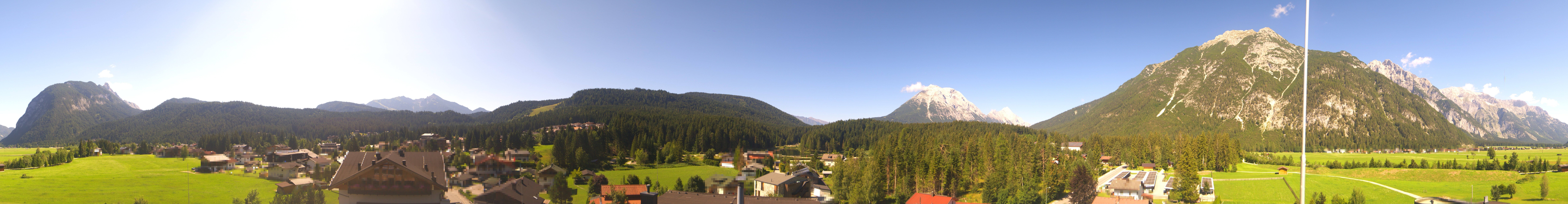 Archiv Foto Webcam Rundblick Leutasch
