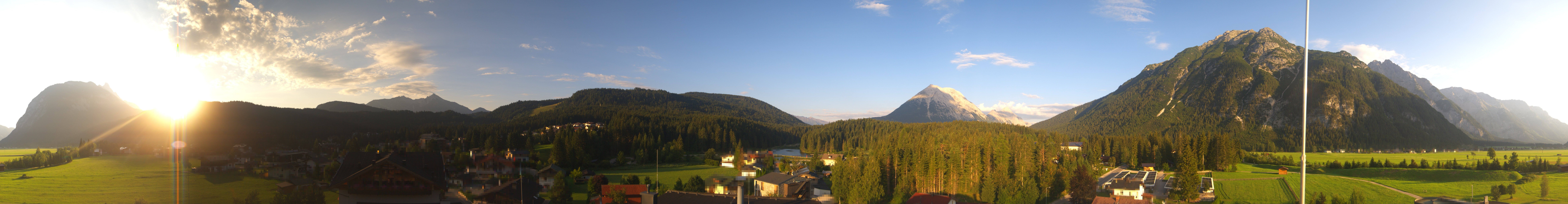 Archived image Webcam Leutasch Panorama