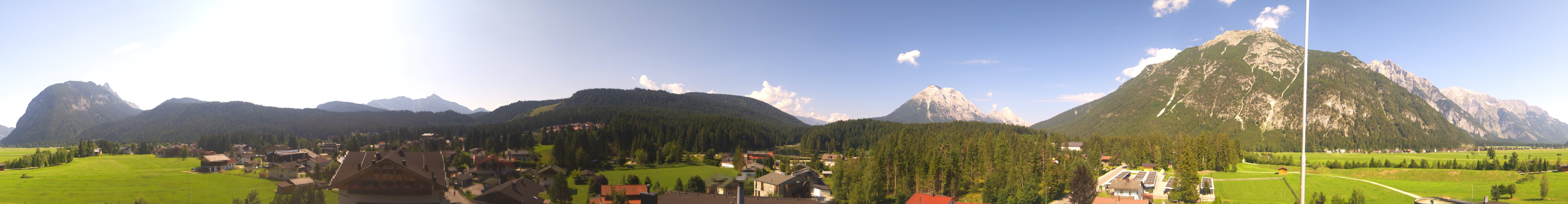 Archiv Foto Webcam Rundblick Leutasch