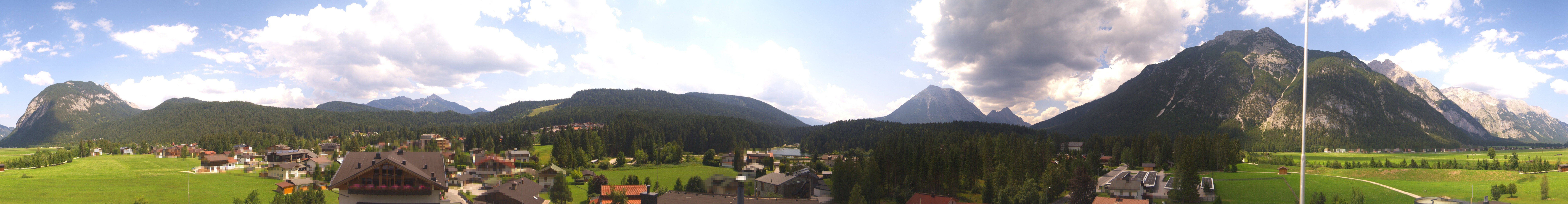 Archiv Foto Webcam Rundblick Leutasch