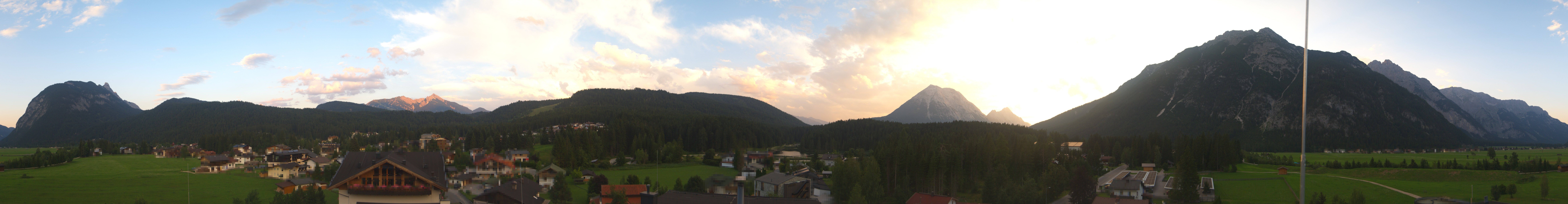 Archiv Foto Webcam Rundblick Leutasch