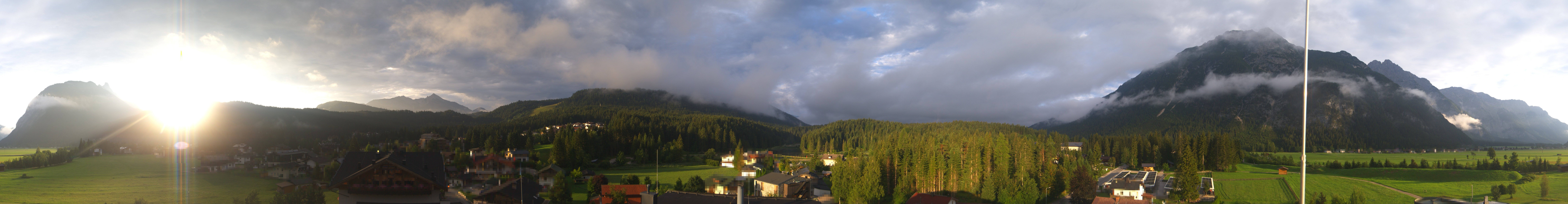 Archiv Foto Webcam Rundblick Leutasch