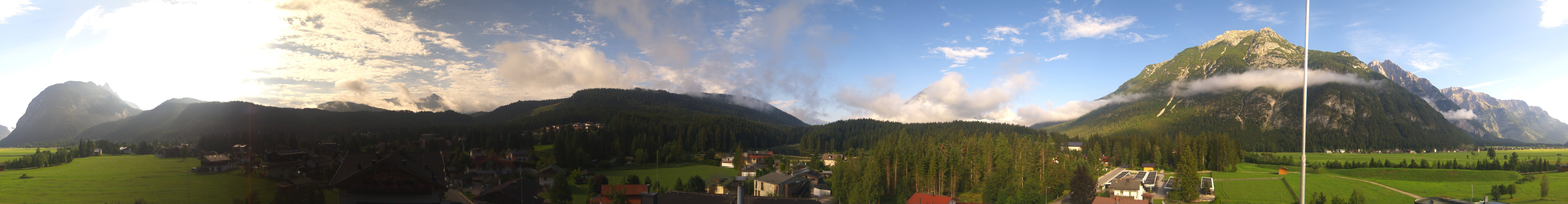 Archiv Foto Webcam Rundblick Leutasch