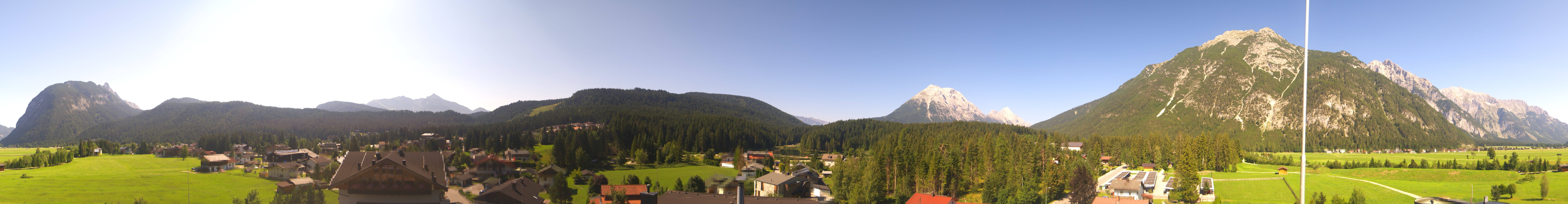 Archiv Foto Webcam Rundblick Leutasch