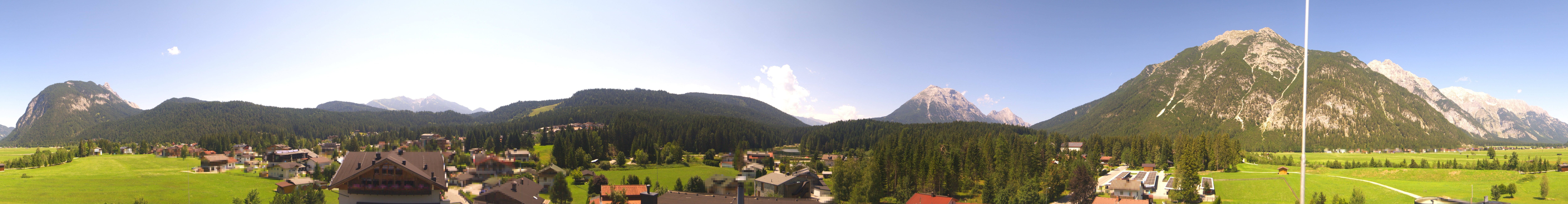 Archiv Foto Webcam Rundblick Leutasch